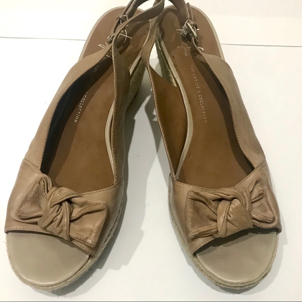Franco Sarto Leather wedges Size 12